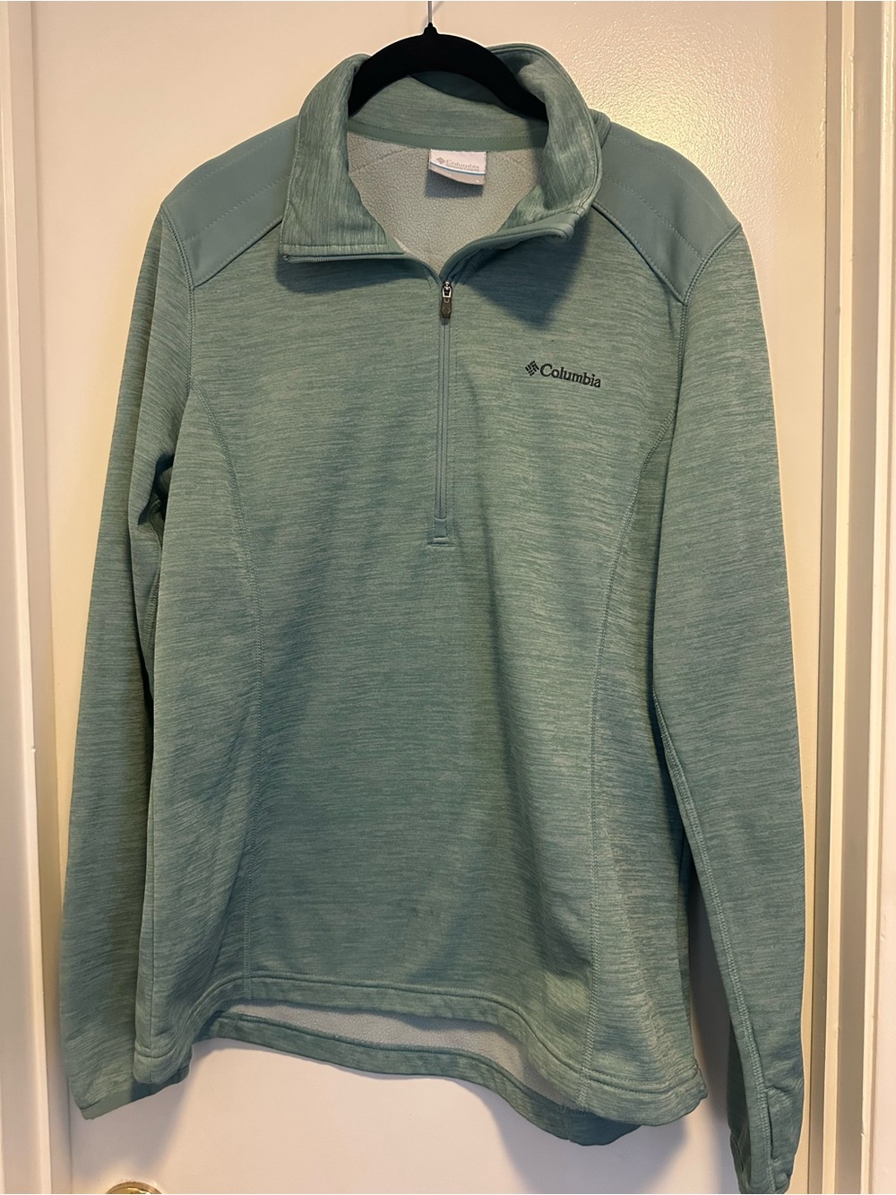 Columbia Sage Green Fleece Half-Zip